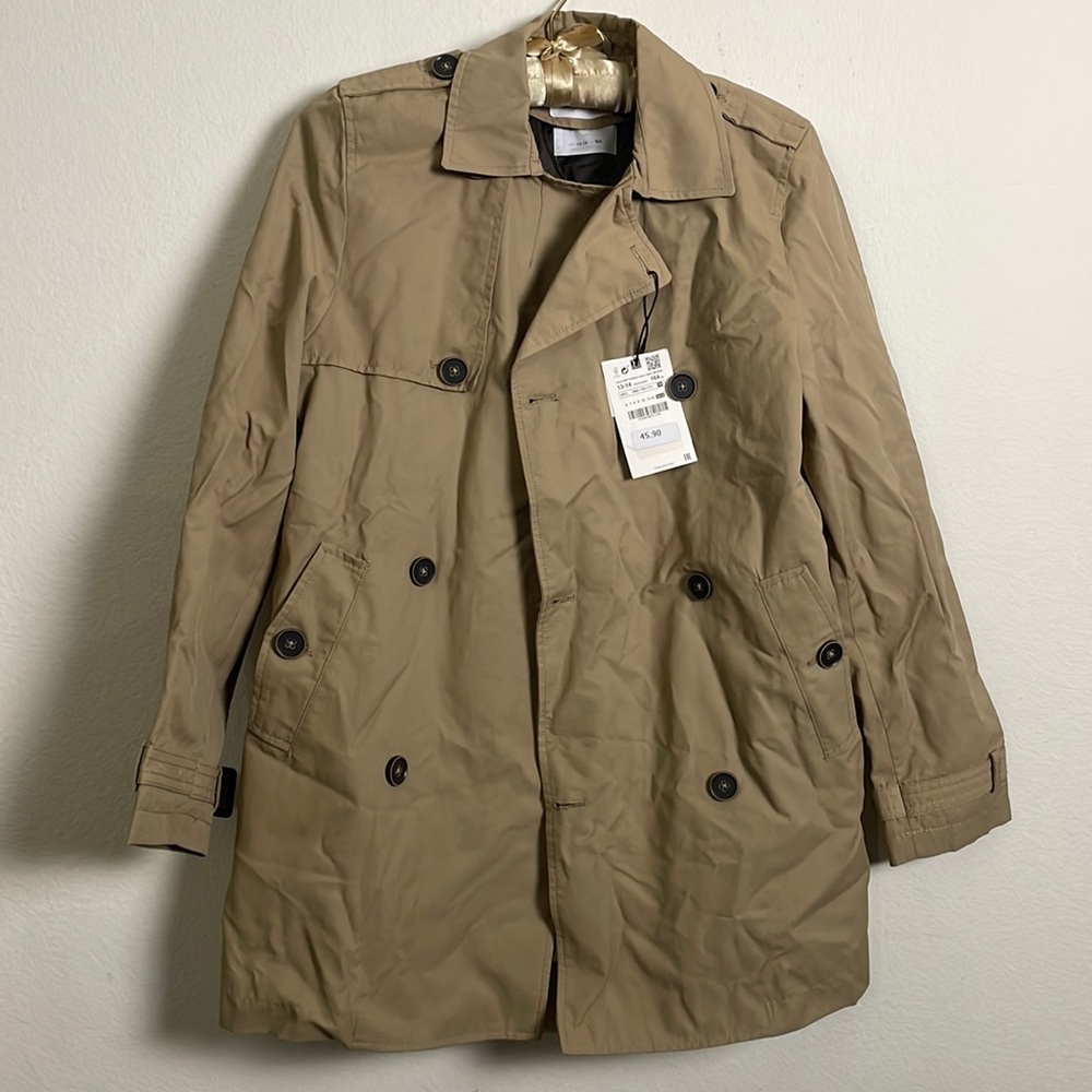 Zara beige trench coat
